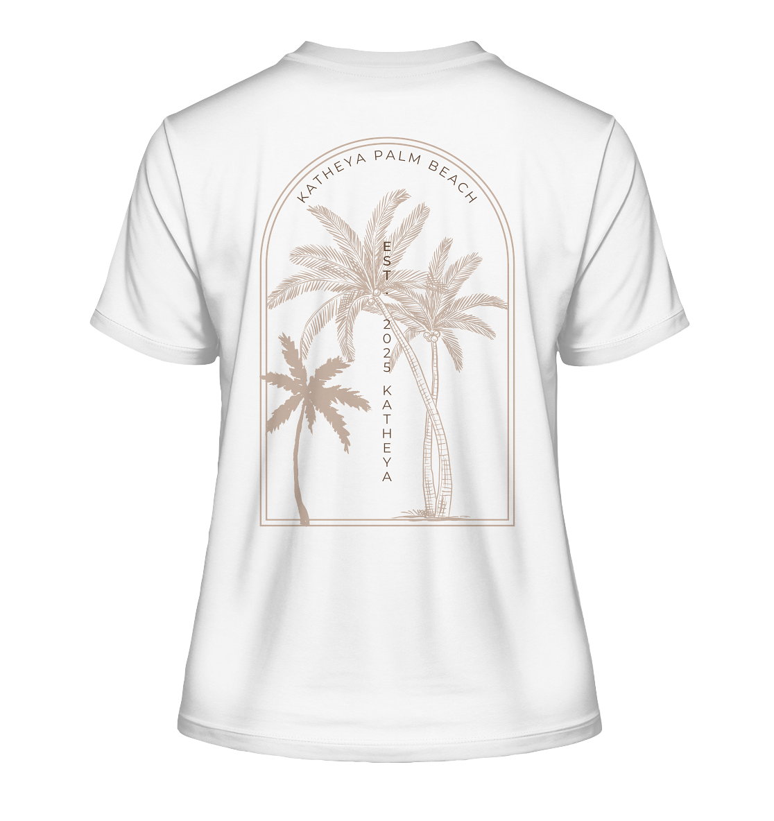 Katheya - Palm Bogen - Fitted Ladies Organic Shirt