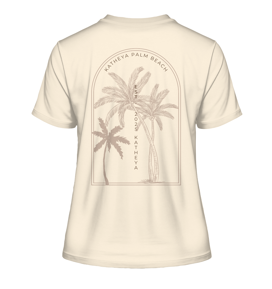 Katheya - Palm Bogen - Fitted Ladies Organic Shirt
