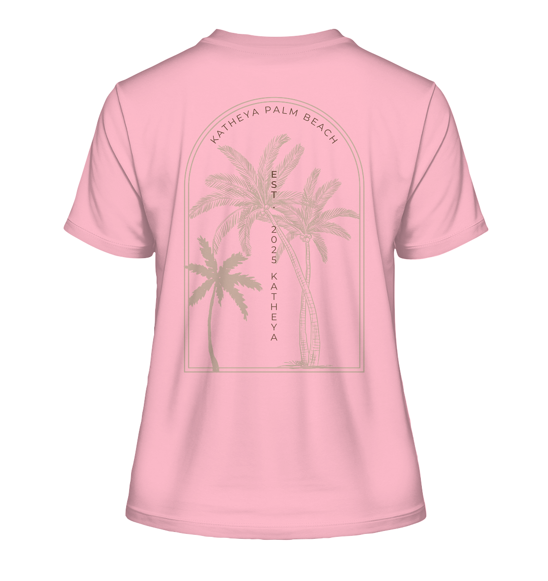 Katheya - Palm Bogen - Fitted Ladies Organic Shirt
