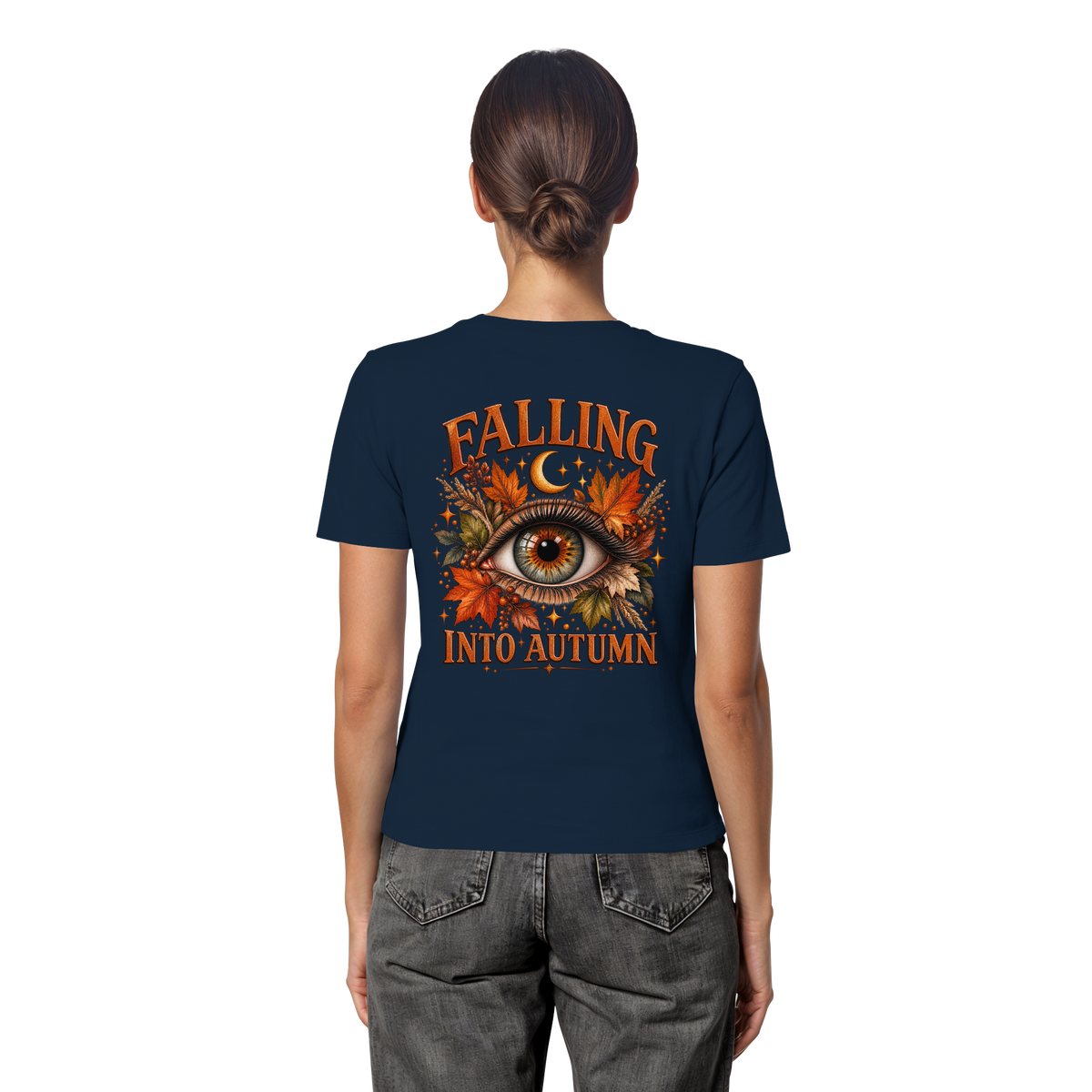 Herbst Auge  - Fitted Ladies Organic Shirt