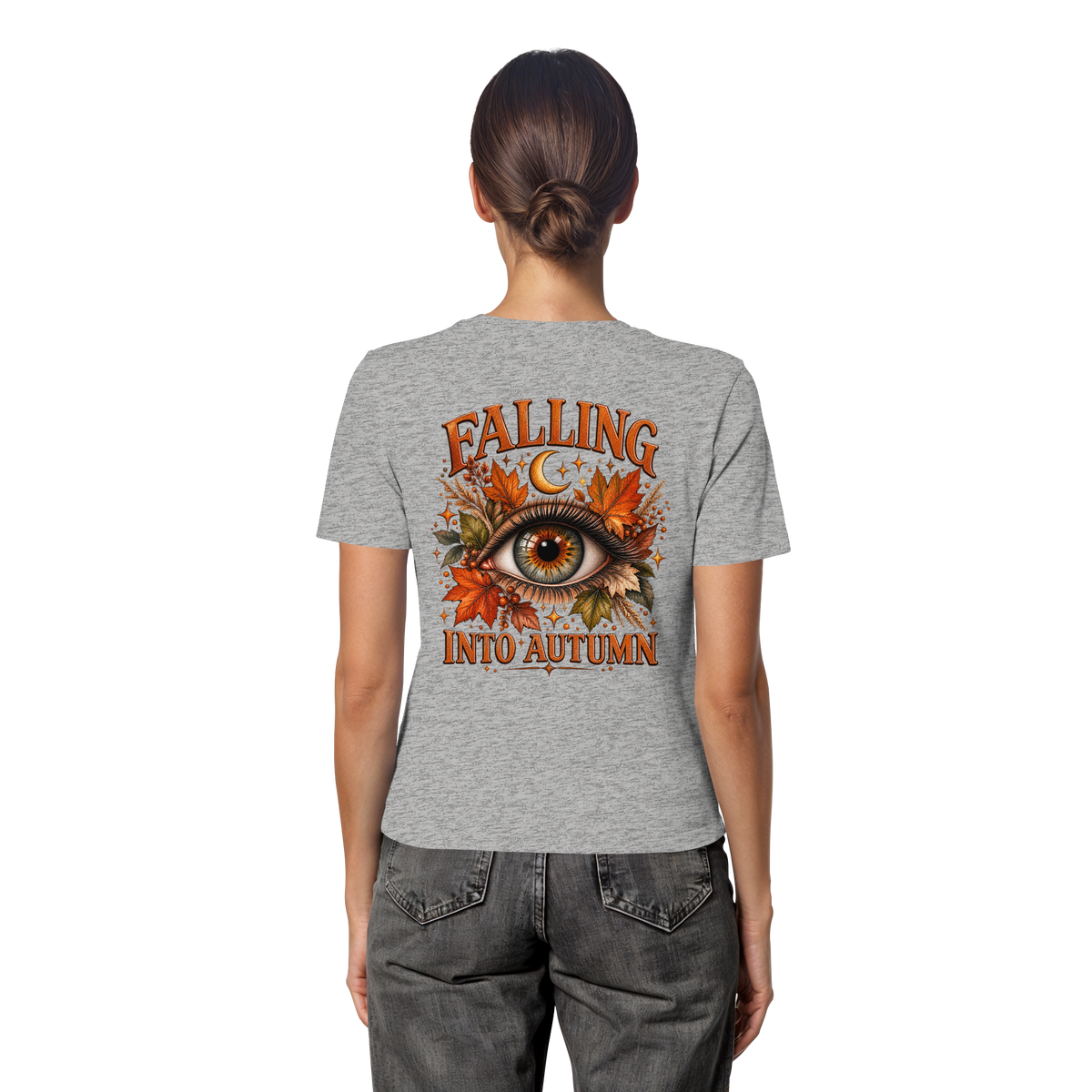 Herbst Auge  - Fitted Ladies Organic Shirt