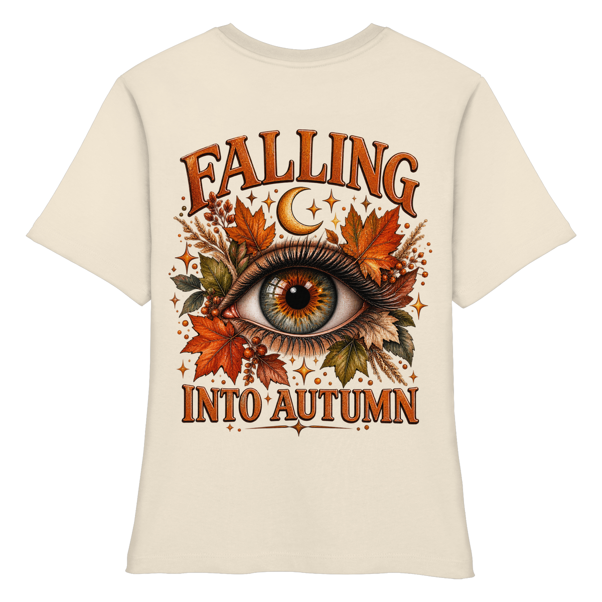 Herbst Auge  - Fitted Ladies Organic Shirt