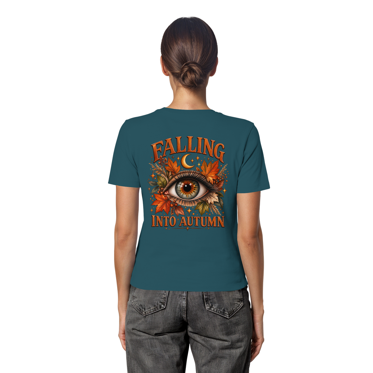 Herbst Auge  - Fitted Ladies Organic Shirt