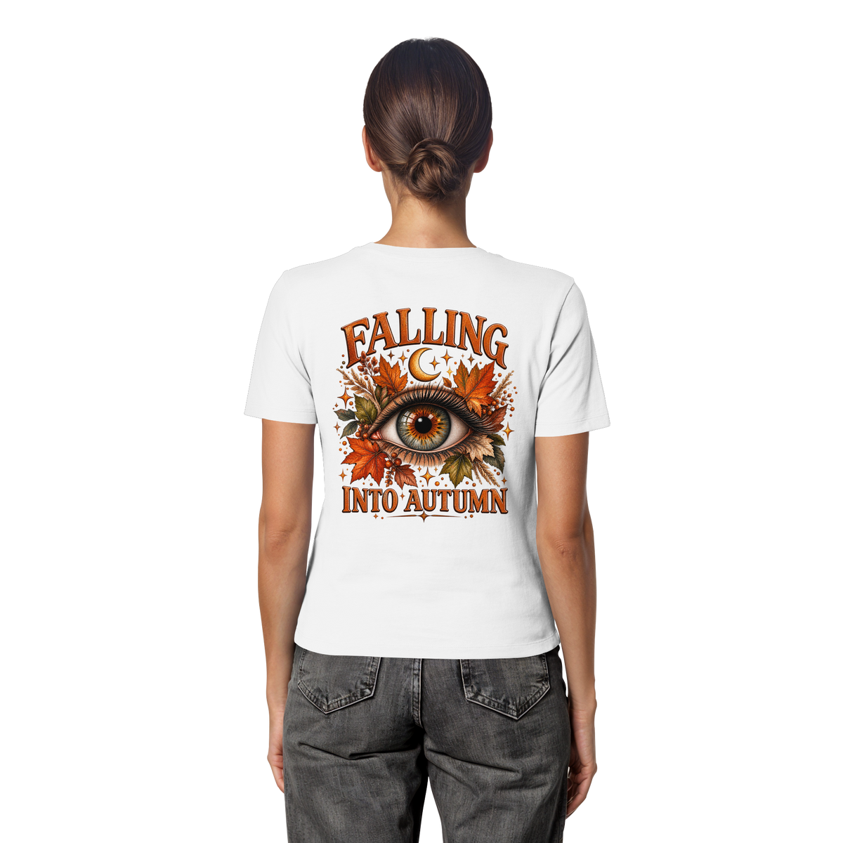 Herbst Auge  - Fitted Ladies Organic Shirt