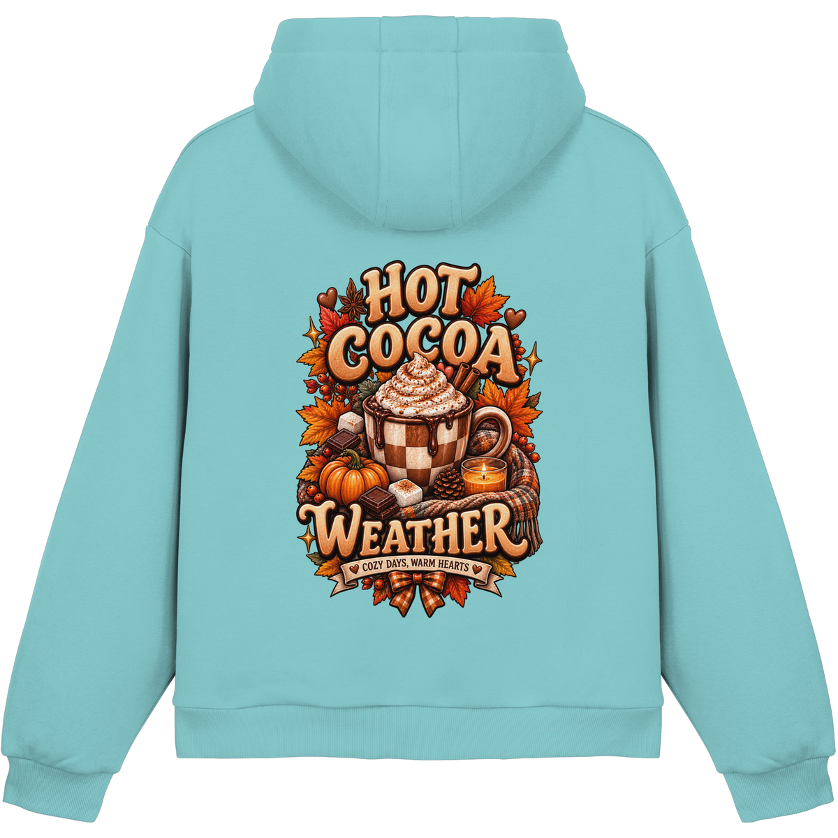 Herbst Schokolade - Fluffy Boxcut Hoodie