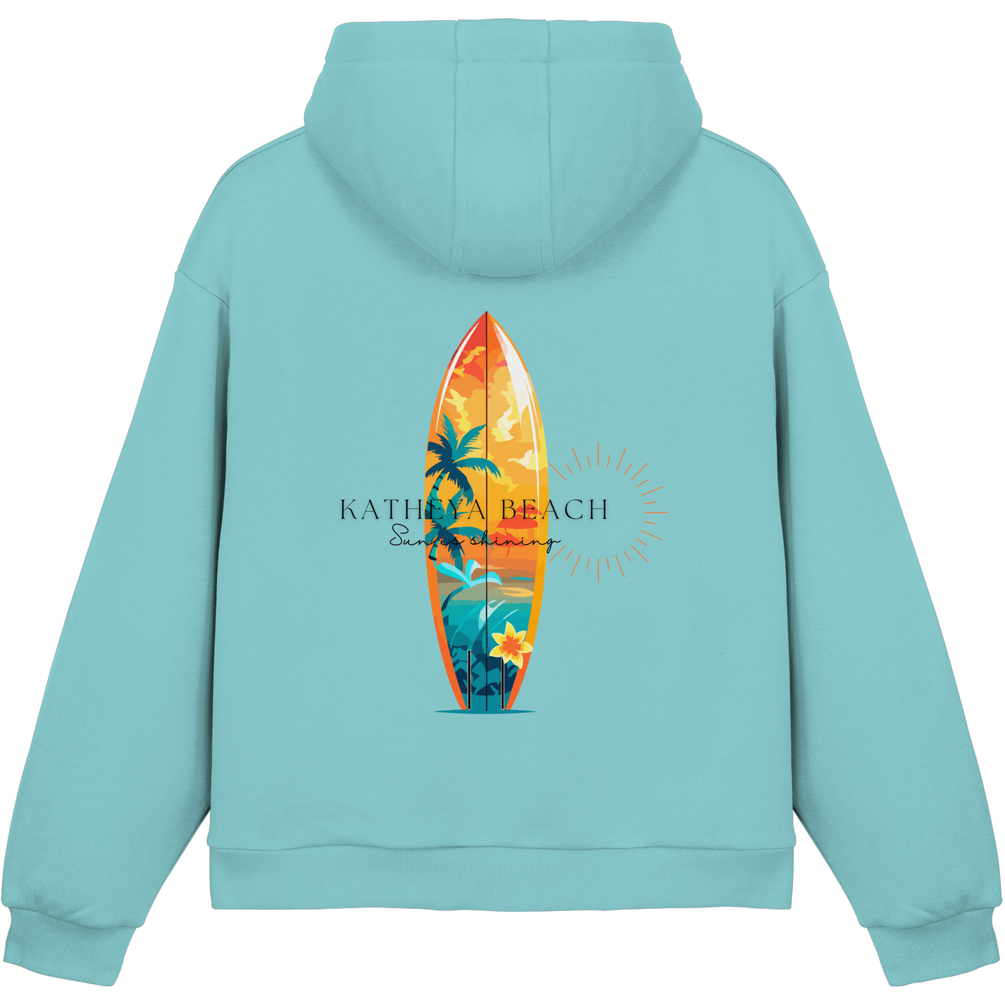 Katheya - Beach  - Fluffy Boxcut Hoodie