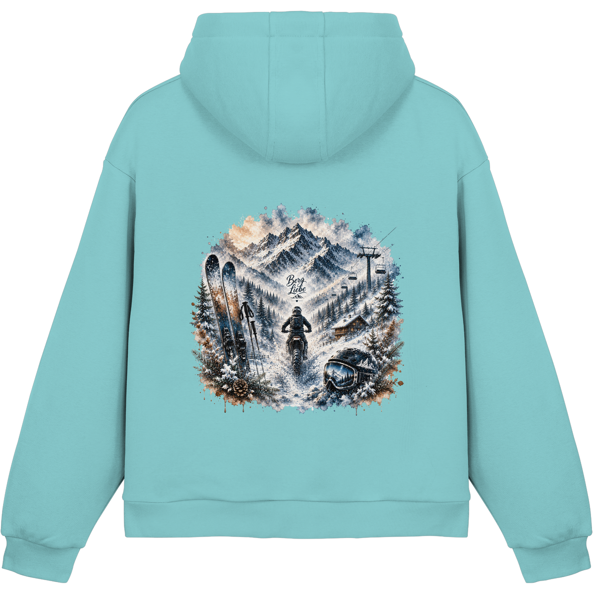 Berg Liebe Mx - Fluffy Boxcut Hoodie