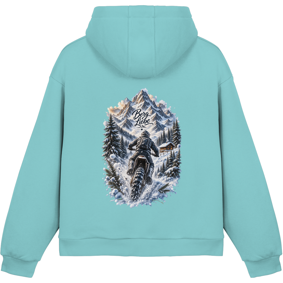 Bergliebe  - Fluffy Boxcut Hoodie