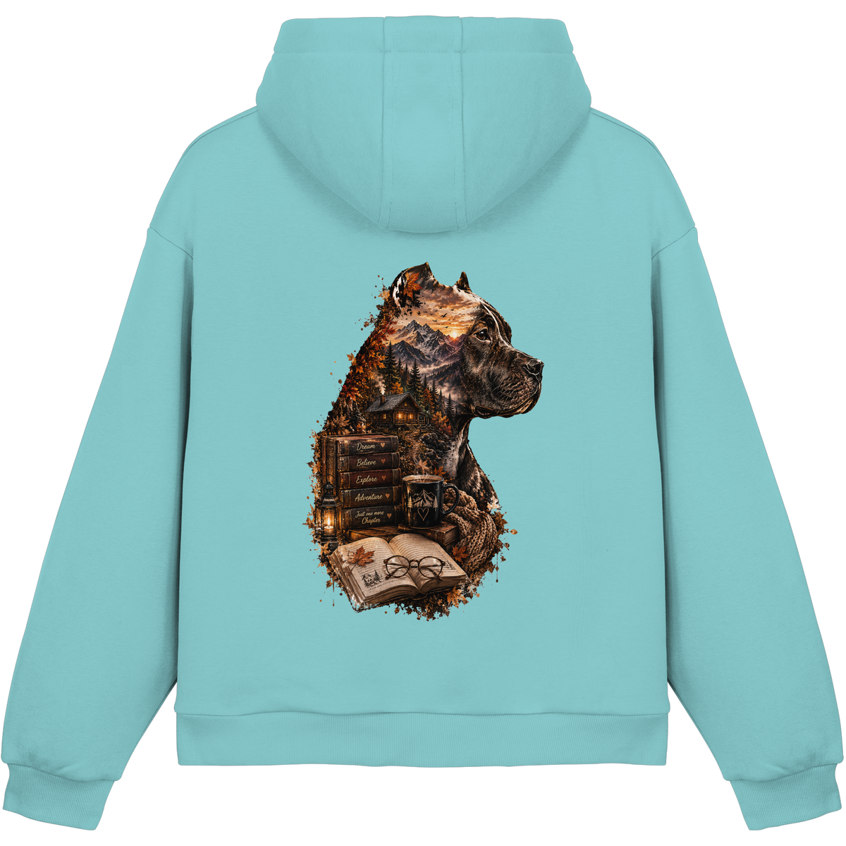 Dog Books - Fluffy Boxcut Hoodie