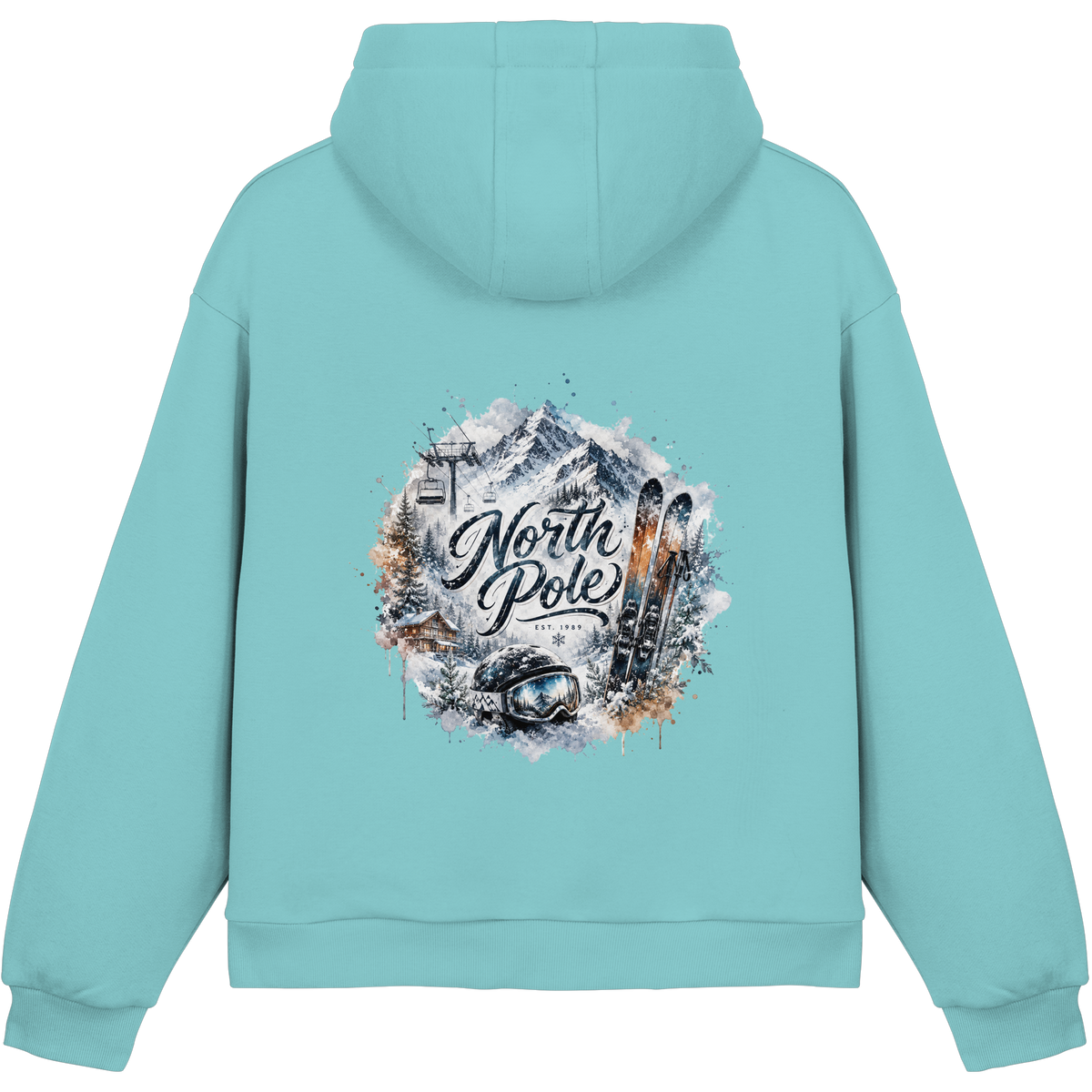 North Pole - Fluffy Boxcut Hoodie
