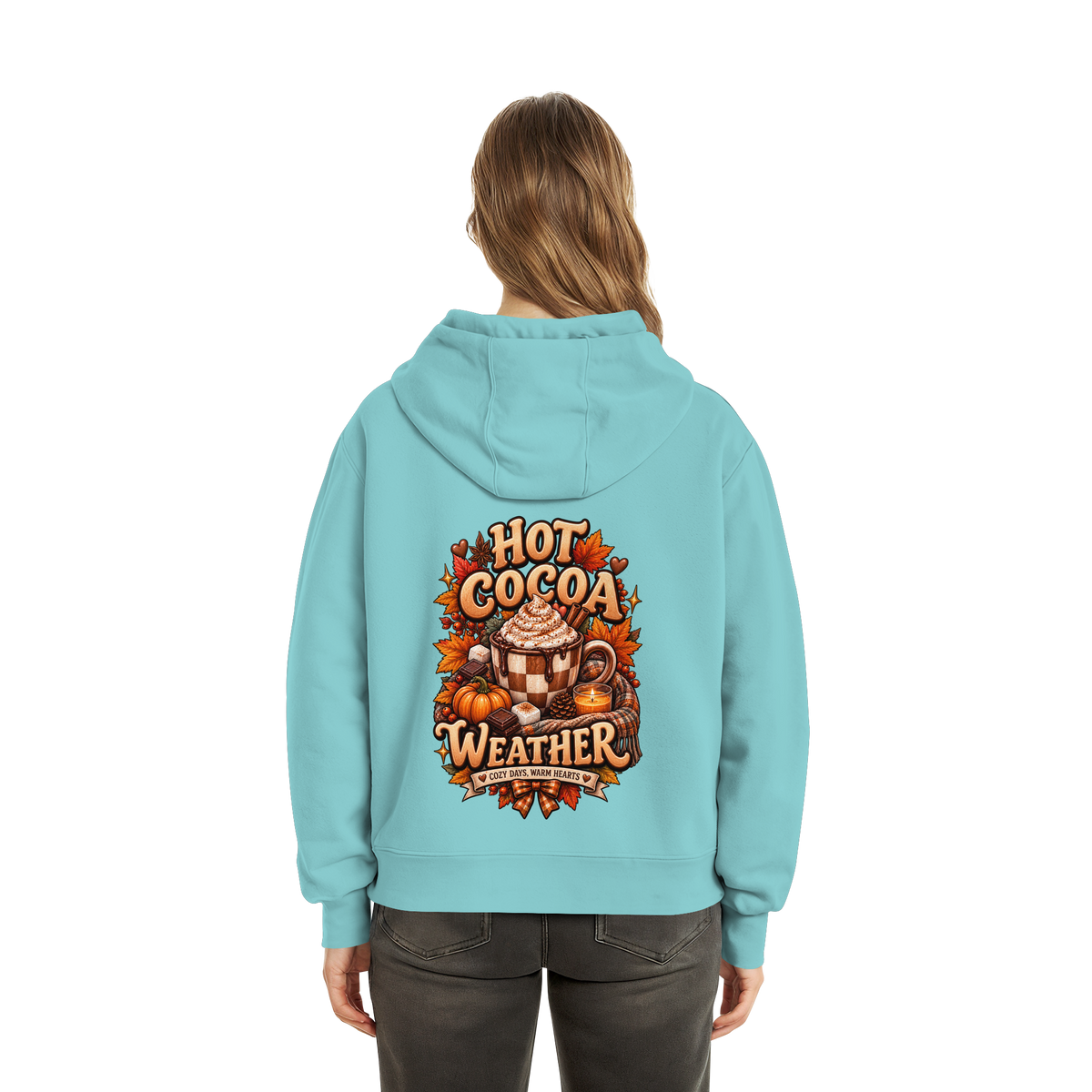 Herbst Schokolade - Fluffy Boxcut Hoodie