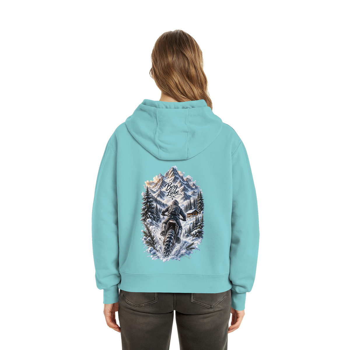 Bergliebe  - Fluffy Boxcut Hoodie