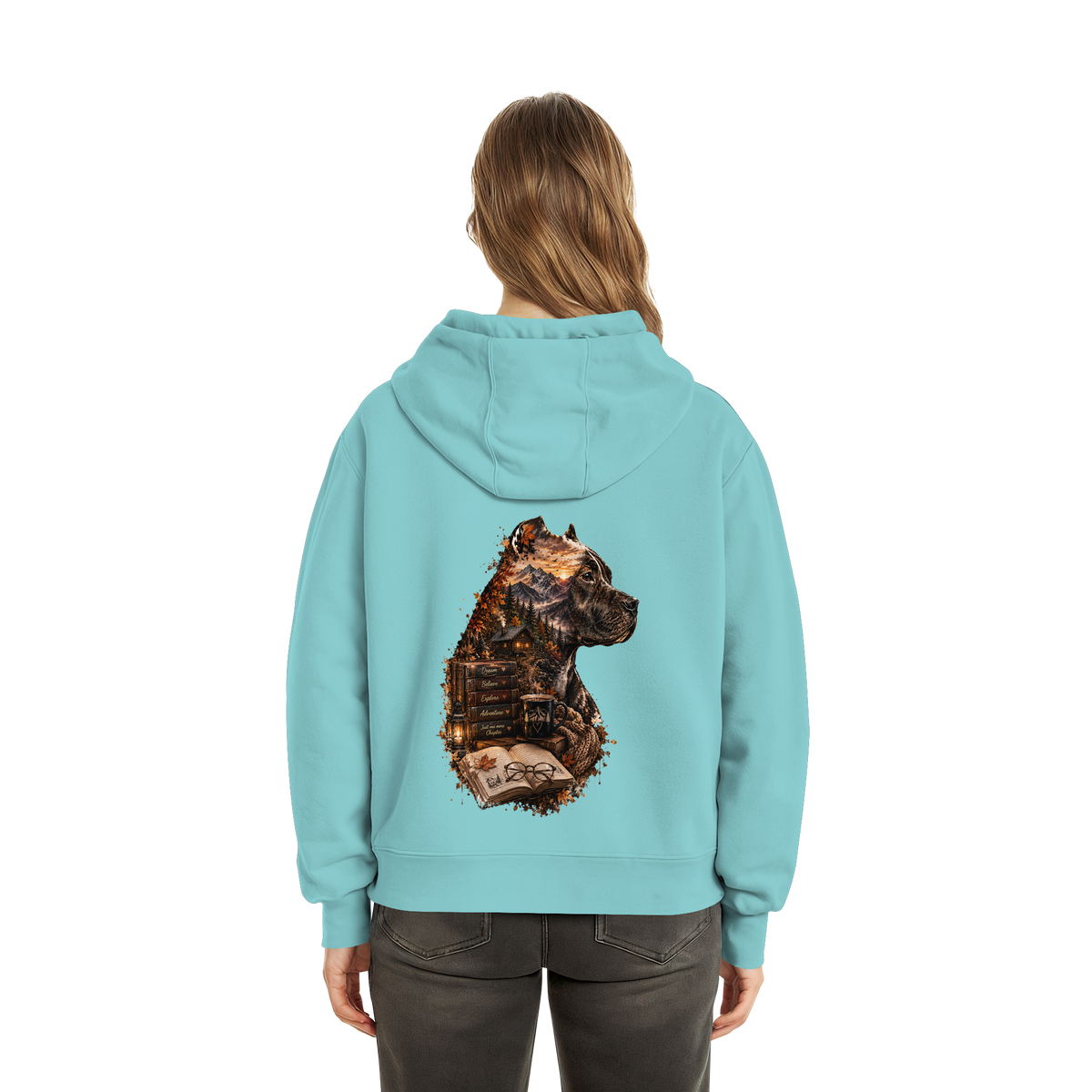 Dog Books - Fluffy Boxcut Hoodie