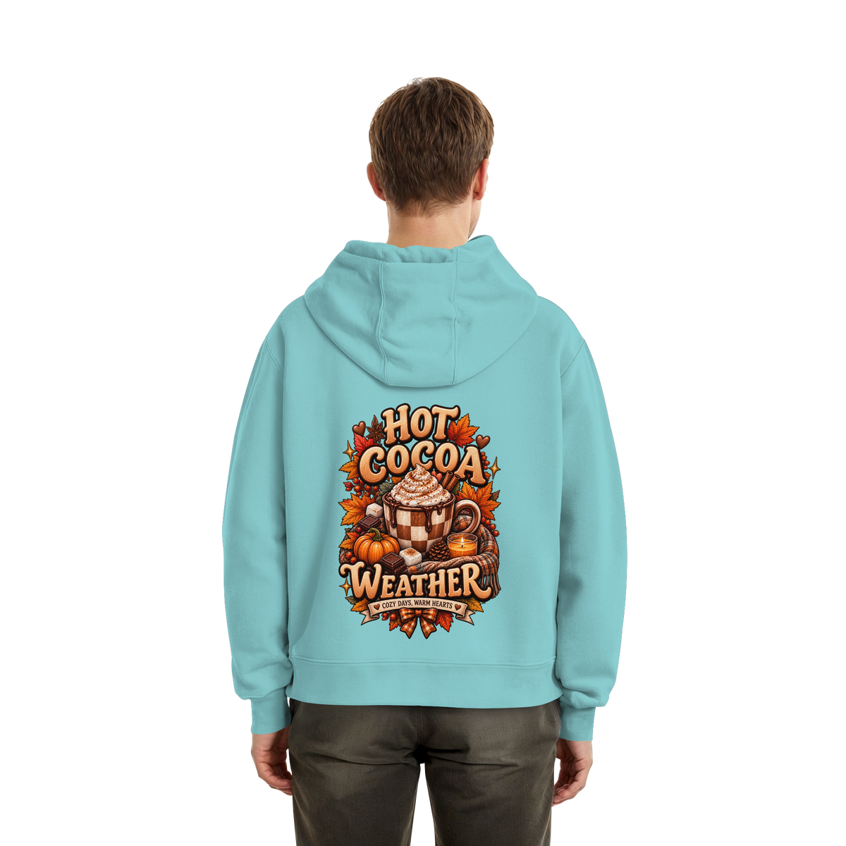 Herbst Schokolade - Fluffy Boxcut Hoodie