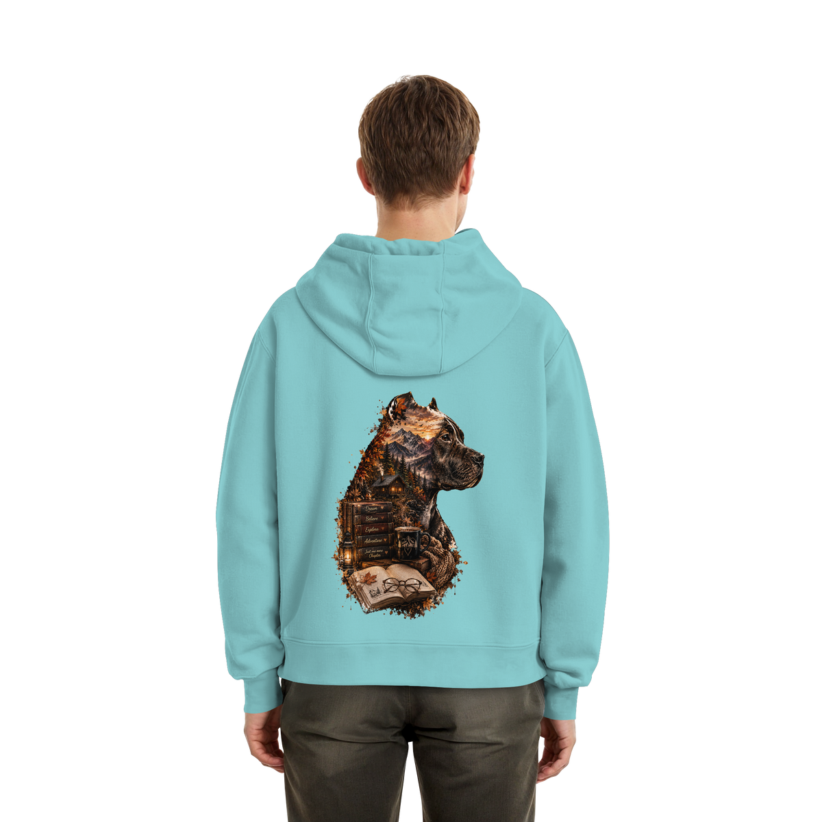 Dog Books - Fluffy Boxcut Hoodie