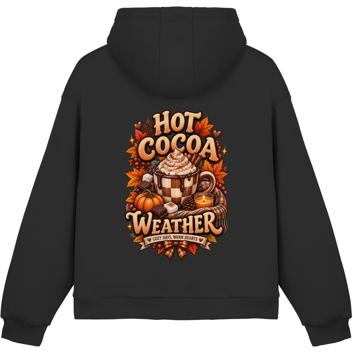Herbst Schokolade - Fluffy Boxcut Hoodie