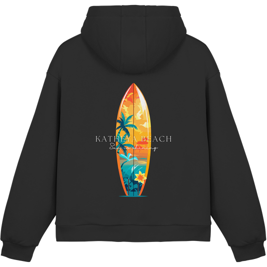 KATHEYA BEACH-Sun is shining Fluffy Box cut Hoodie - Fluffy Boxcut Hoodie
