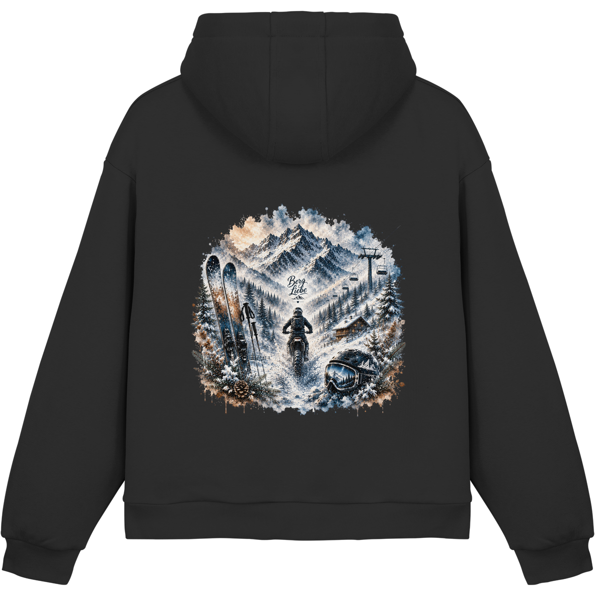 Berg Liebe Mx - Fluffy Boxcut Hoodie