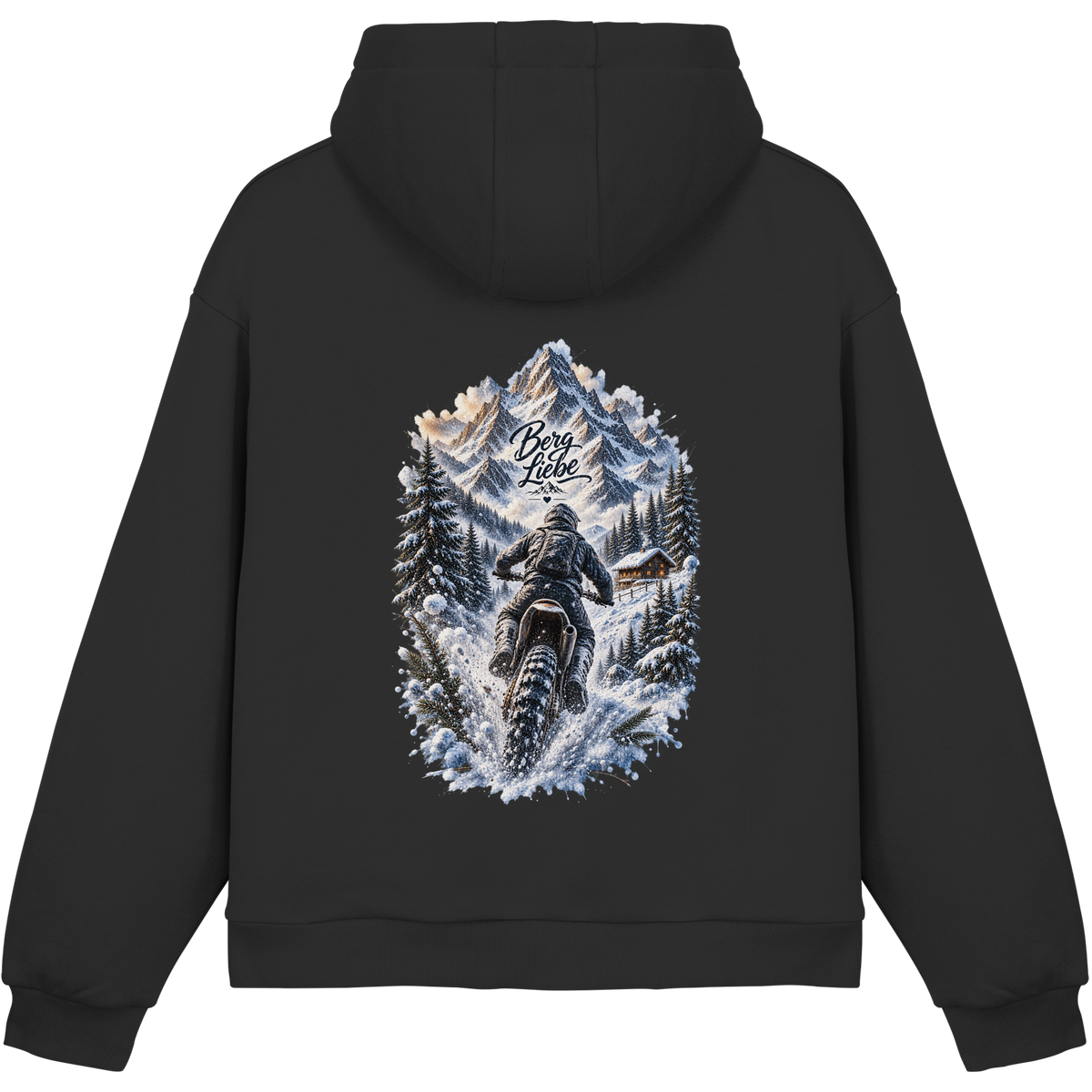 Bergliebe  - Fluffy Boxcut Hoodie