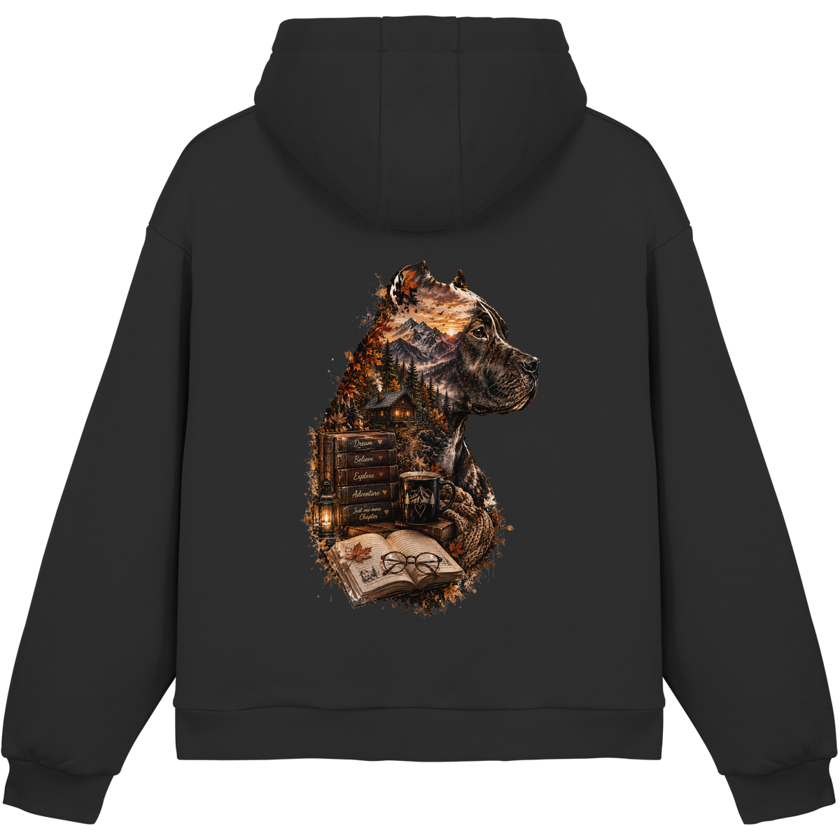 Dog Books - Fluffy Boxcut Hoodie