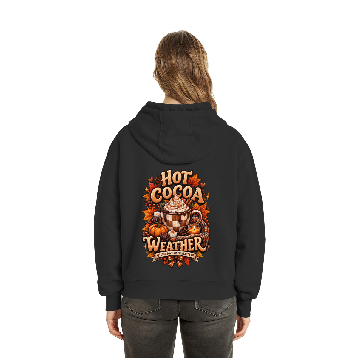 Herbst Schokolade - Fluffy Boxcut Hoodie