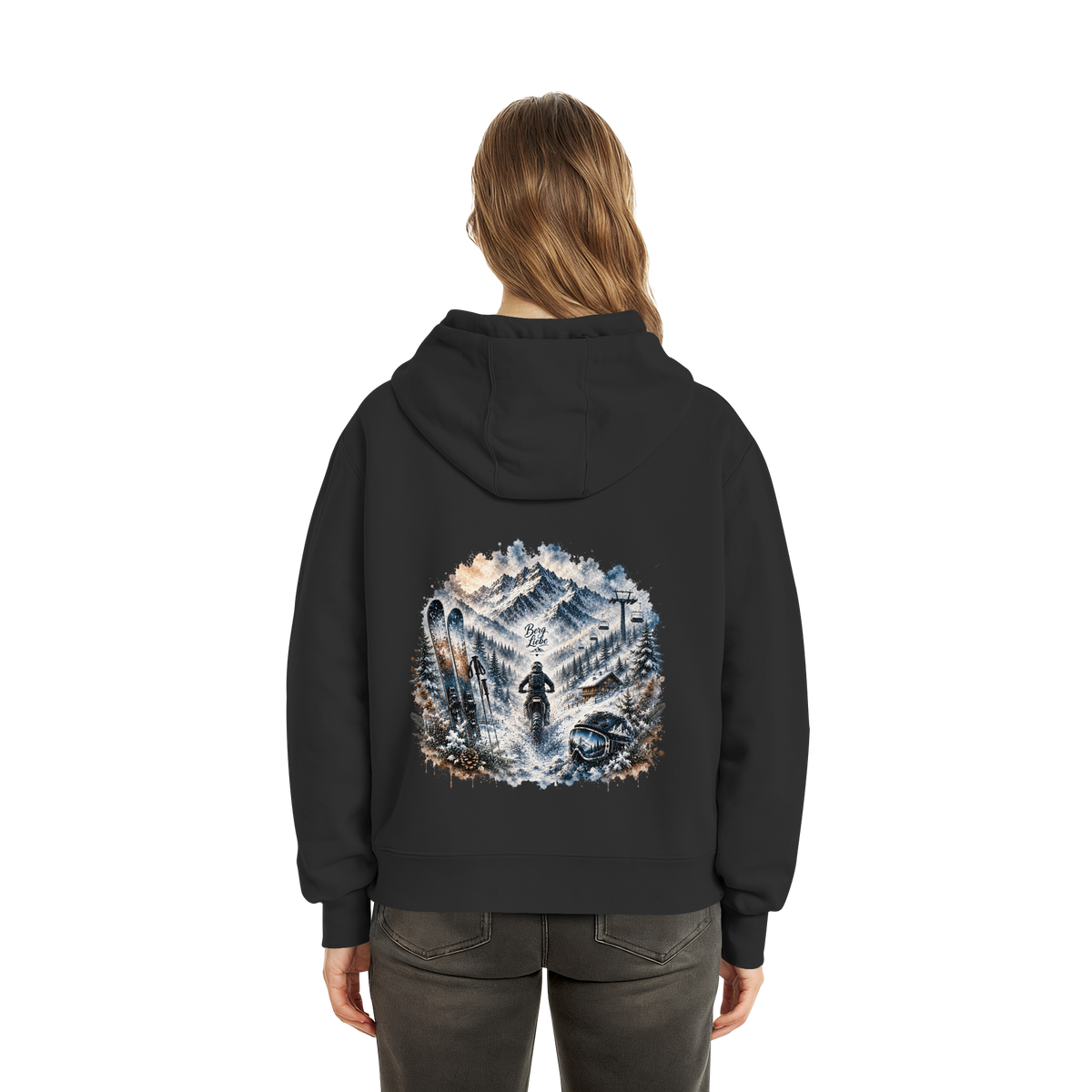 Berg Liebe Mx - Fluffy Boxcut Hoodie