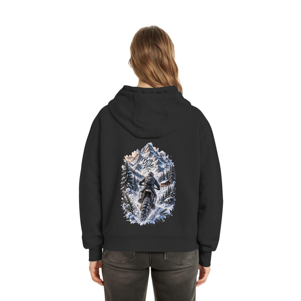 Bergliebe  - Fluffy Boxcut Hoodie