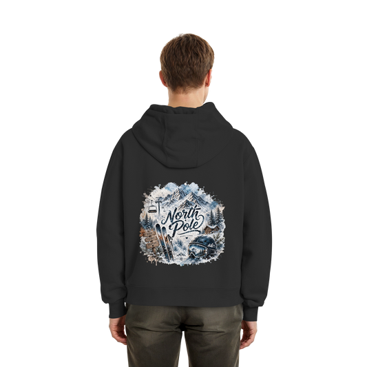 North Pole Ski - Fluffy Boxcut Hoodie