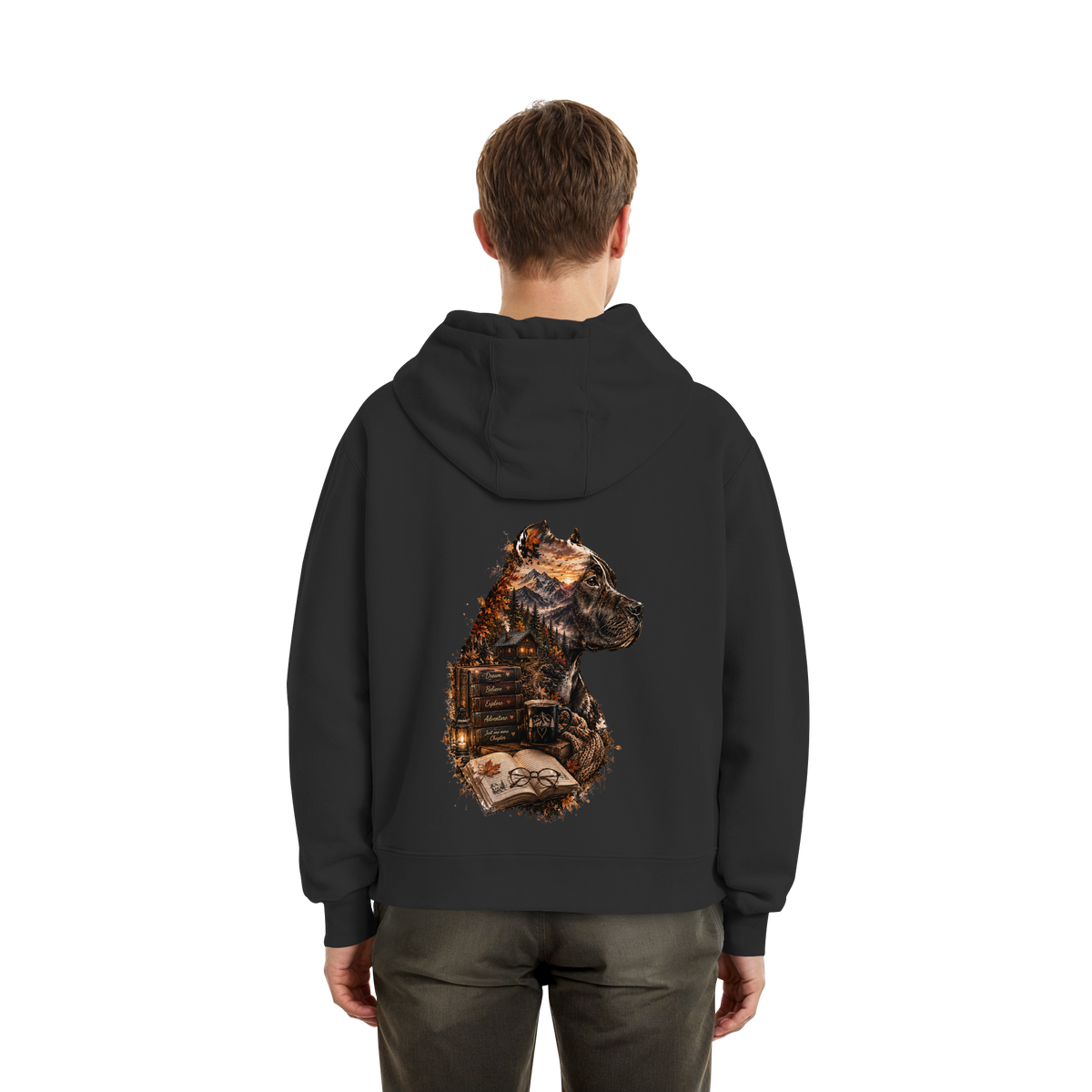 Dog Books - Fluffy Boxcut Hoodie