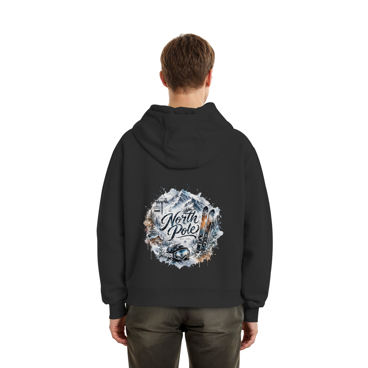 North Pole - Fluffy Boxcut Hoodie