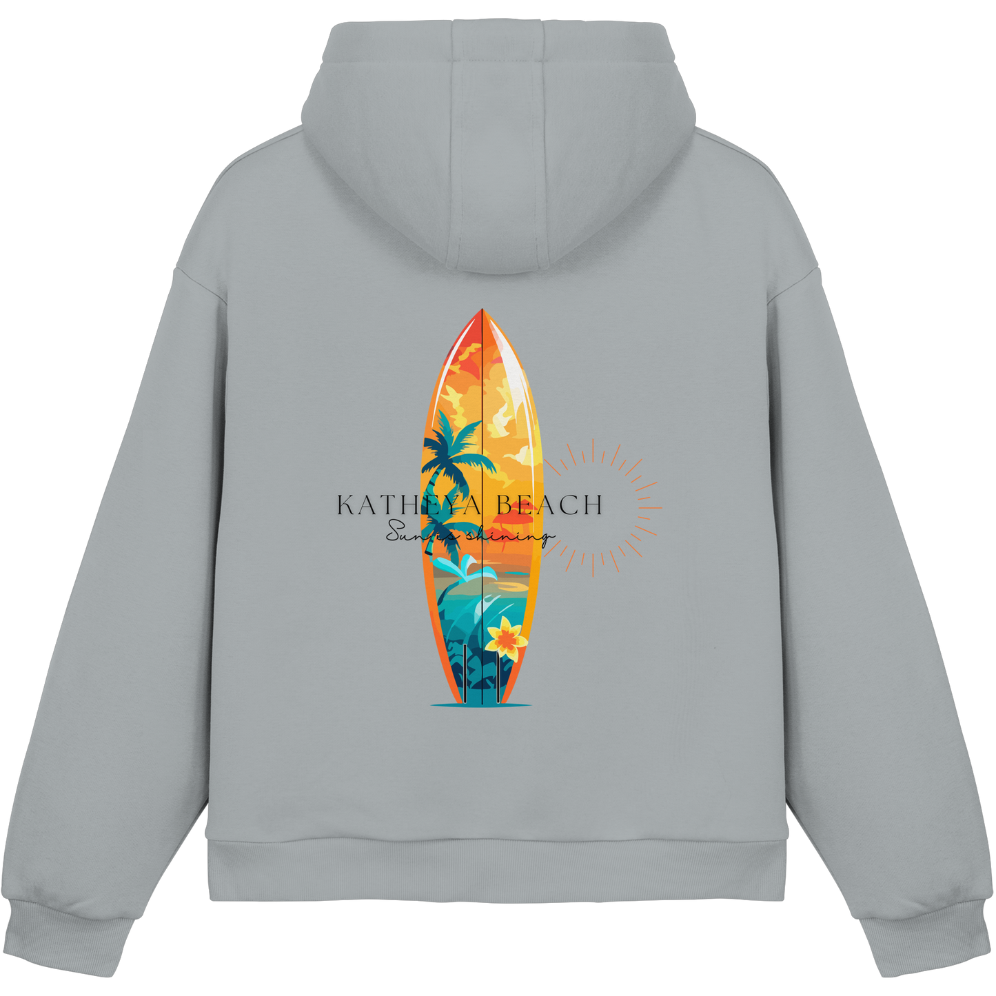 Katheya - Beach  - Fluffy Boxcut Hoodie