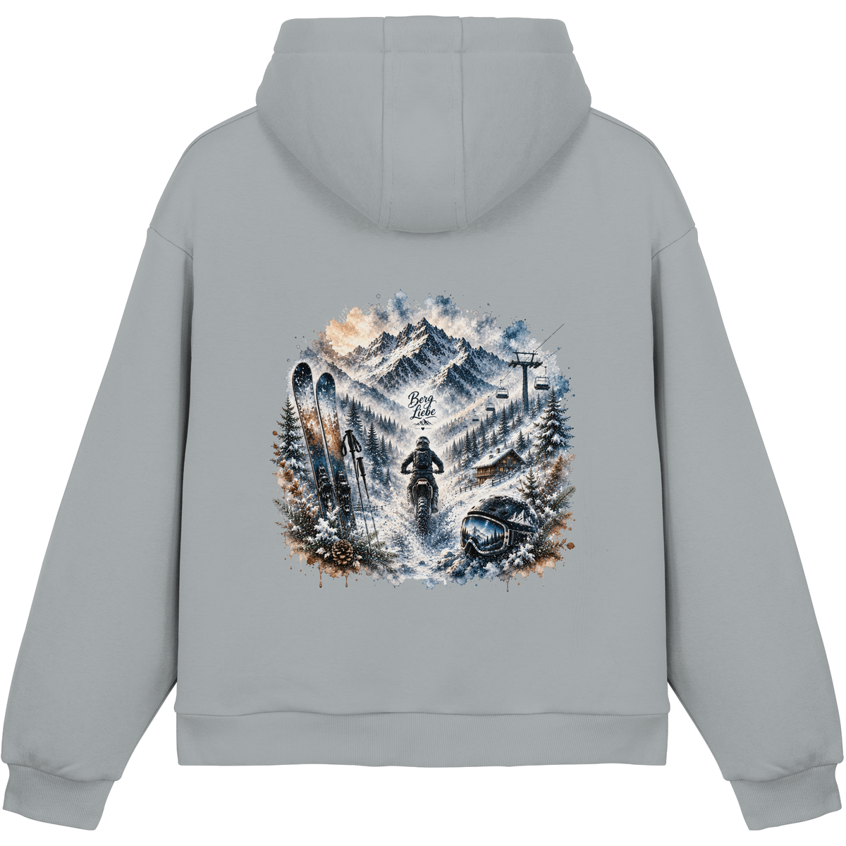 Berg Liebe Mx - Fluffy Boxcut Hoodie