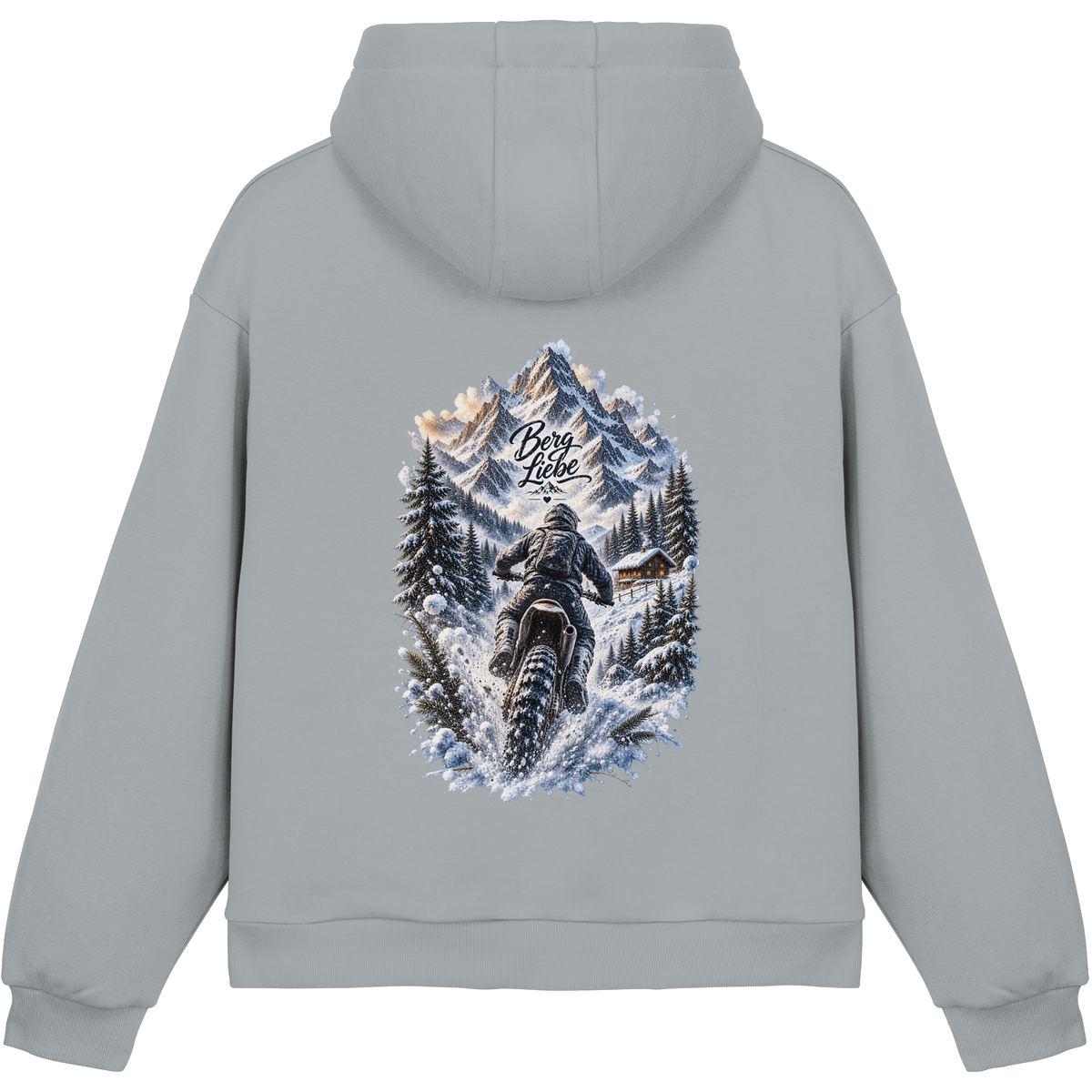 Bergliebe  - Fluffy Boxcut Hoodie