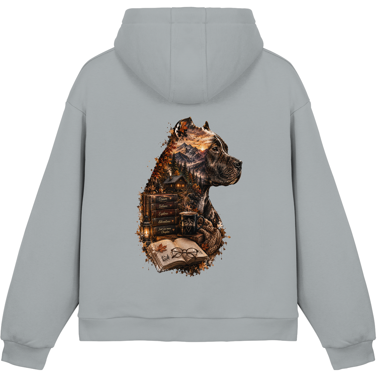 Dog Books - Fluffy Boxcut Hoodie