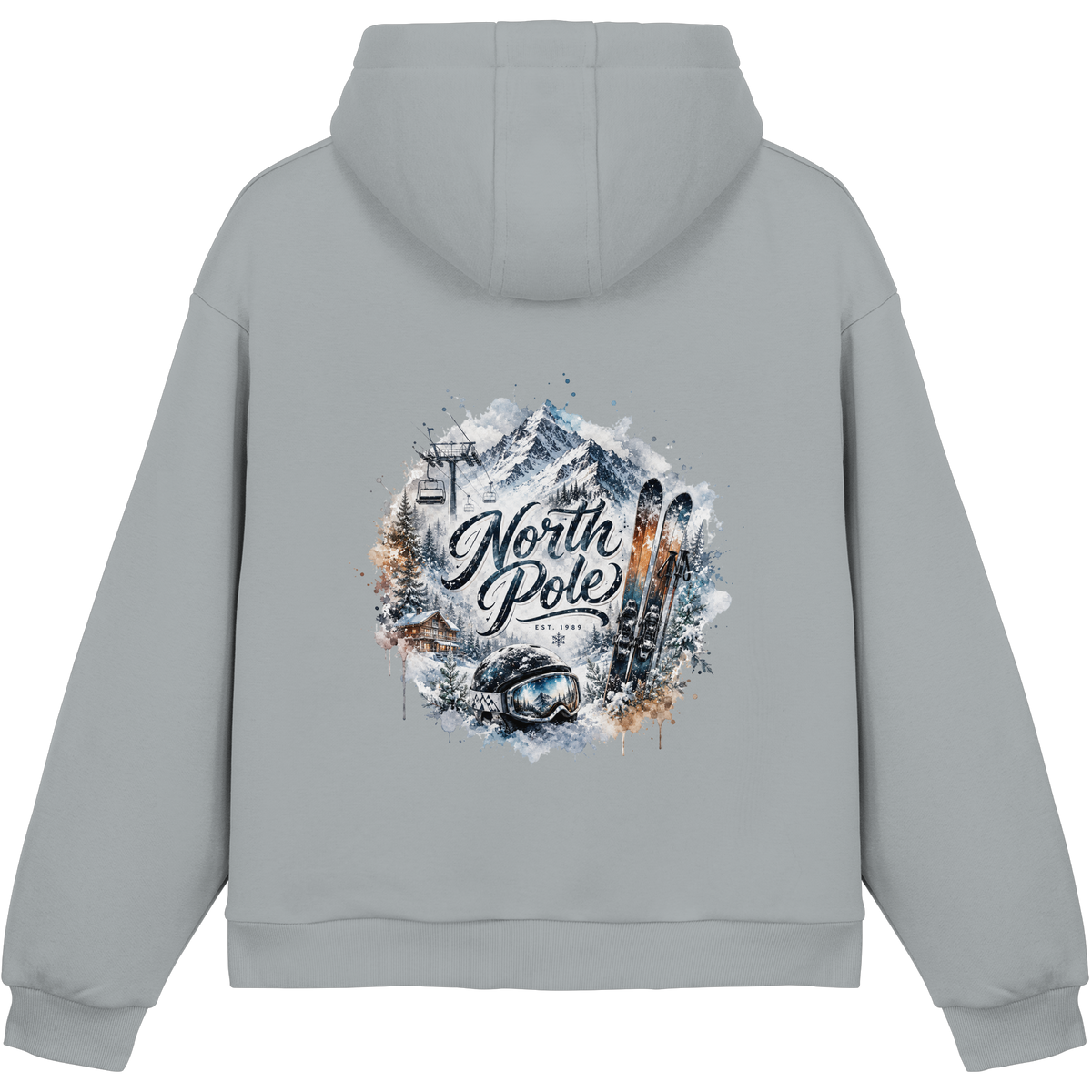 North Pole - Fluffy Boxcut Hoodie