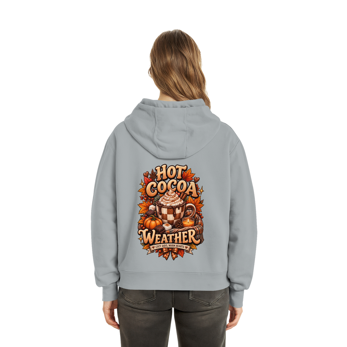 Herbst Schokolade - Fluffy Boxcut Hoodie