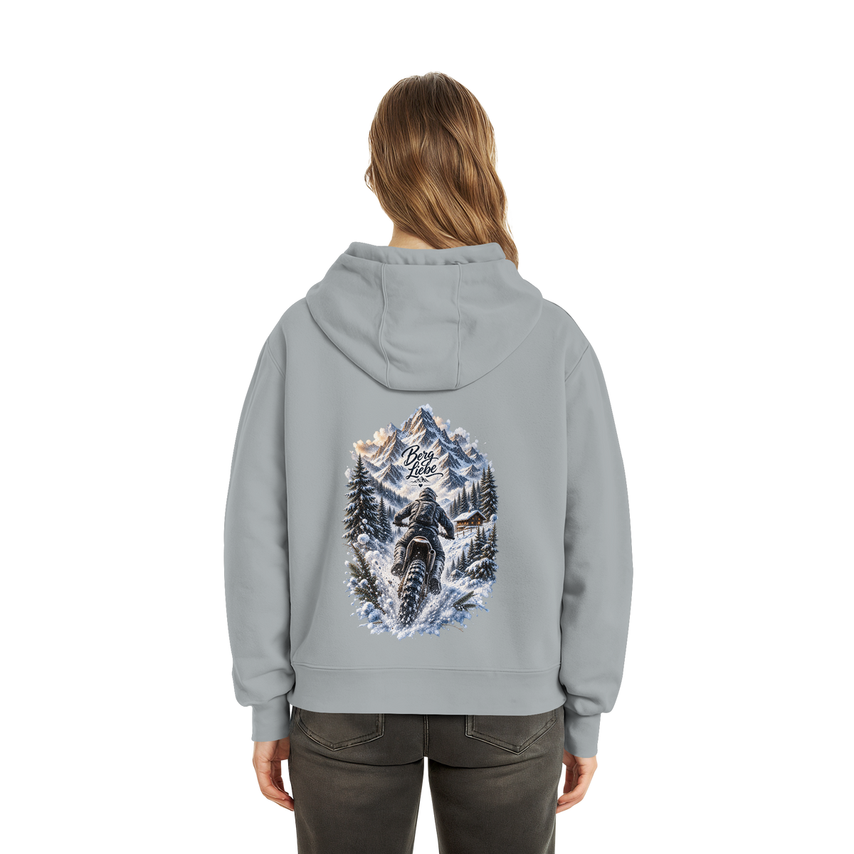 Bergliebe  - Fluffy Boxcut Hoodie