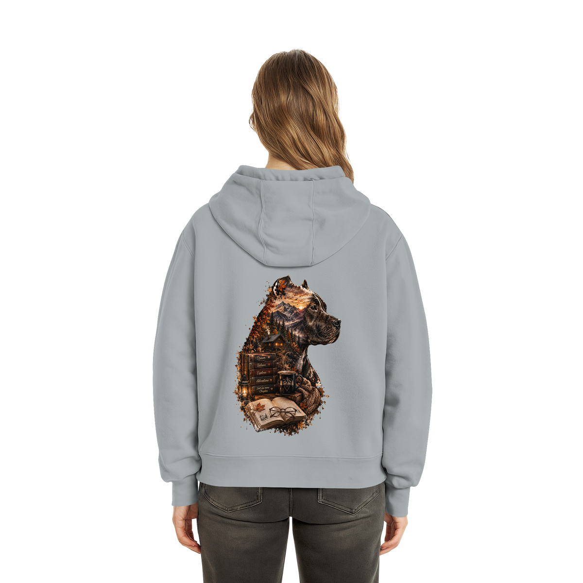 Dog Books - Fluffy Boxcut Hoodie