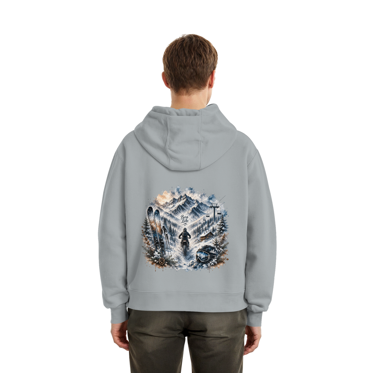 Berg Liebe Mx - Fluffy Boxcut Hoodie