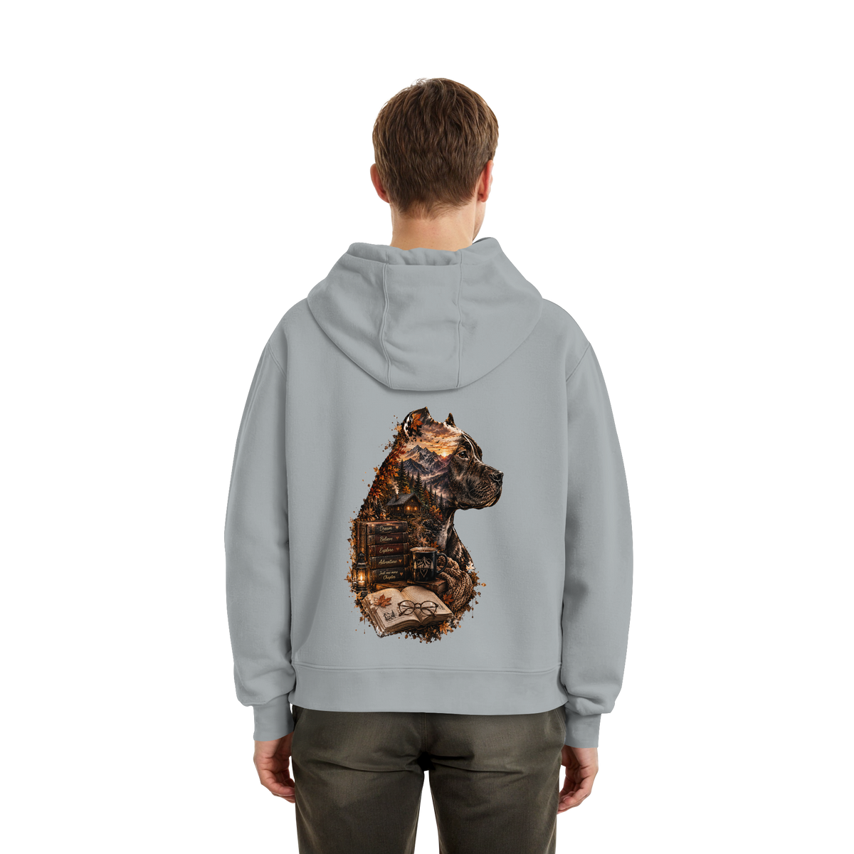 Dog Books - Fluffy Boxcut Hoodie