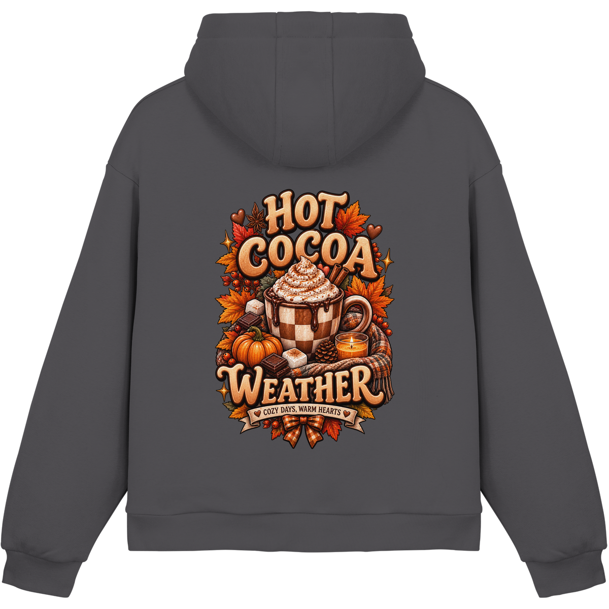 Herbst Schokolade - Fluffy Boxcut Hoodie