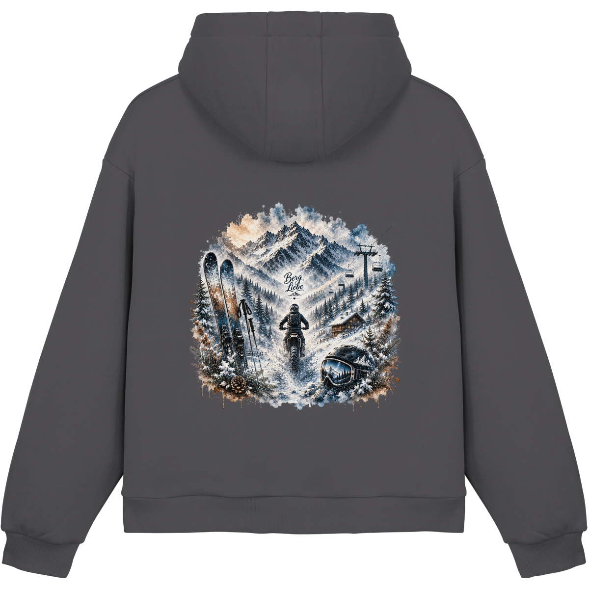 Berg Liebe Mx - Fluffy Boxcut Hoodie