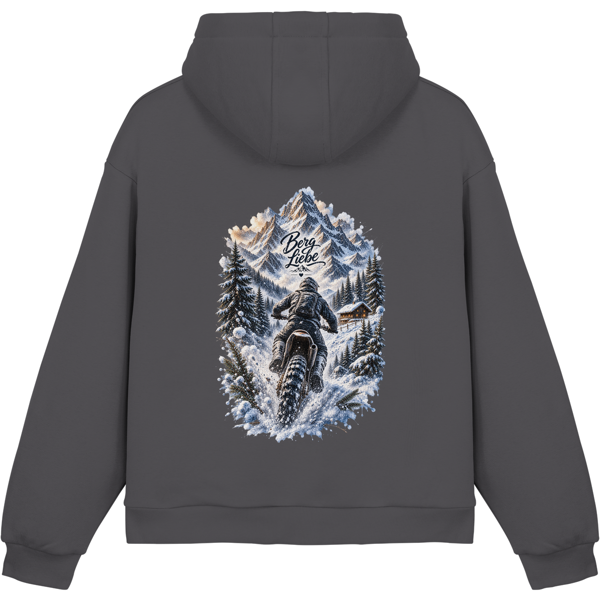 Bergliebe  - Fluffy Boxcut Hoodie