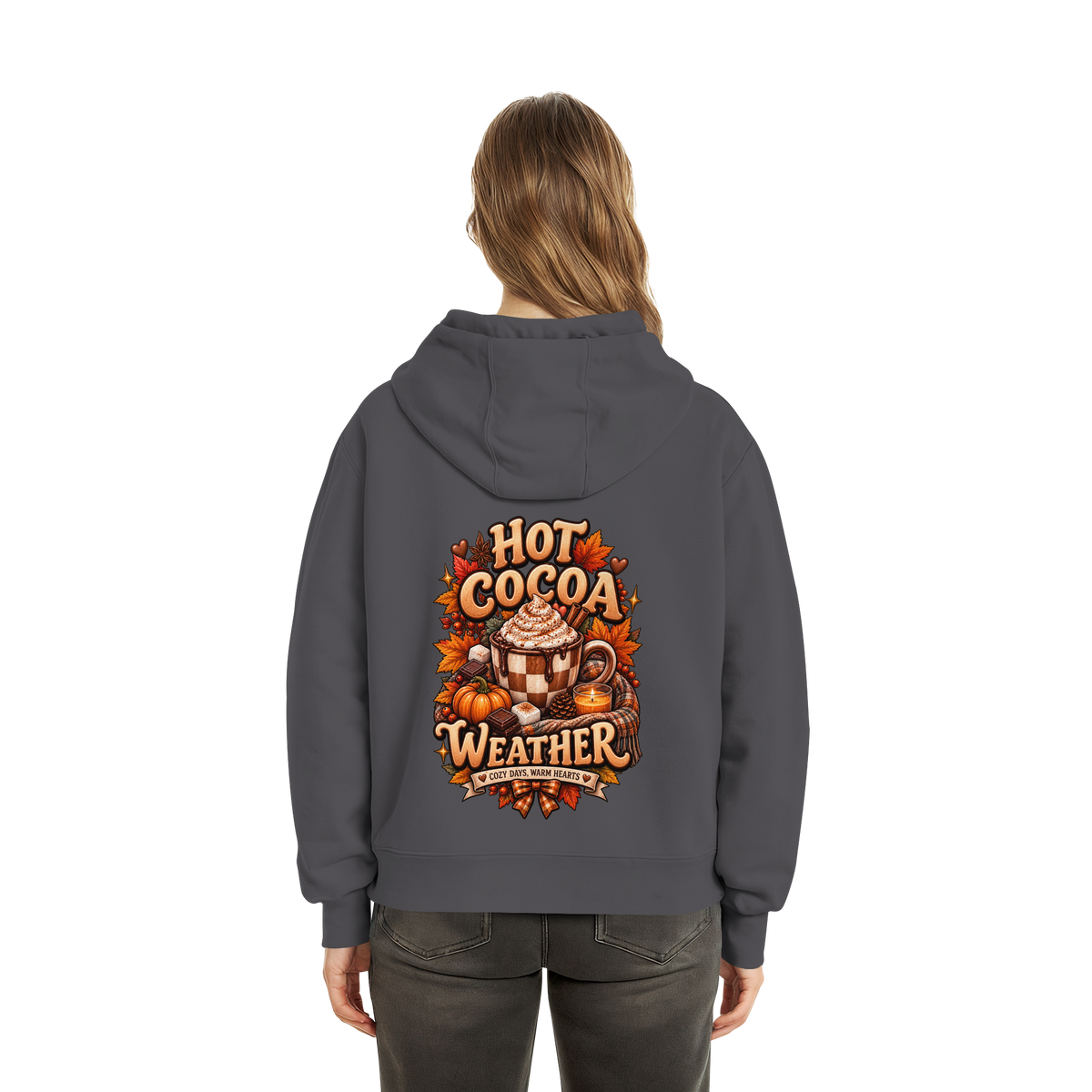 Herbst Schokolade - Fluffy Boxcut Hoodie