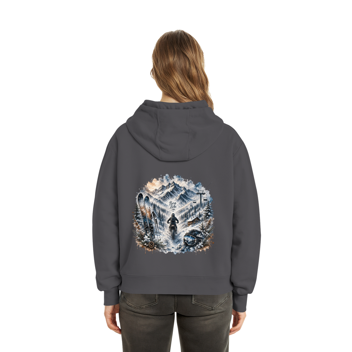 Berg Liebe Mx - Fluffy Boxcut Hoodie
