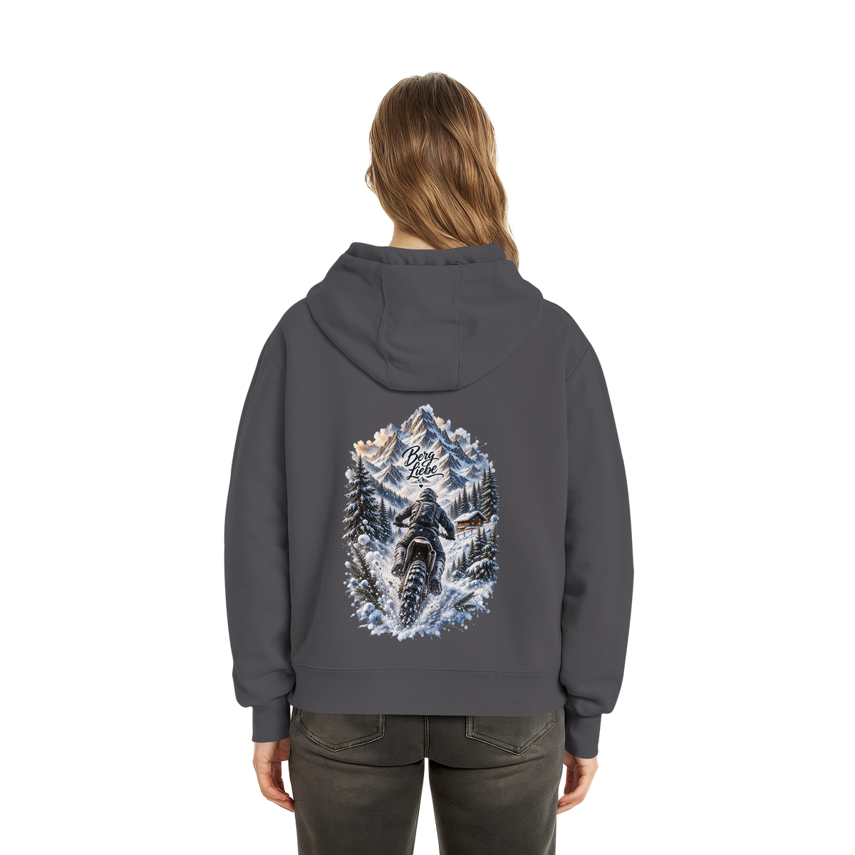 Bergliebe  - Fluffy Boxcut Hoodie