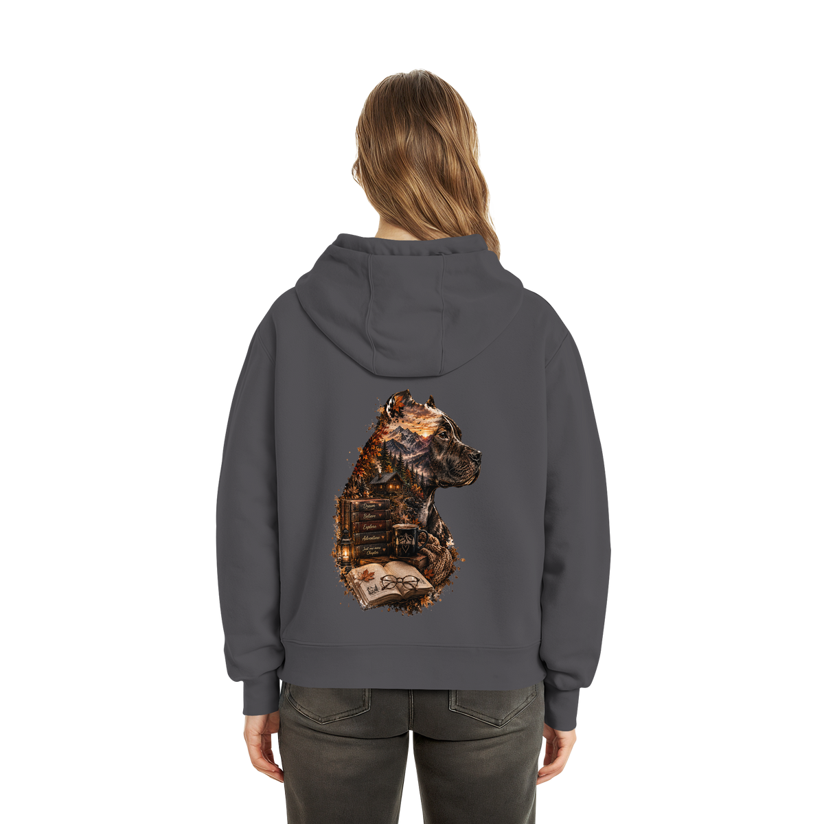 Dog Books - Fluffy Boxcut Hoodie