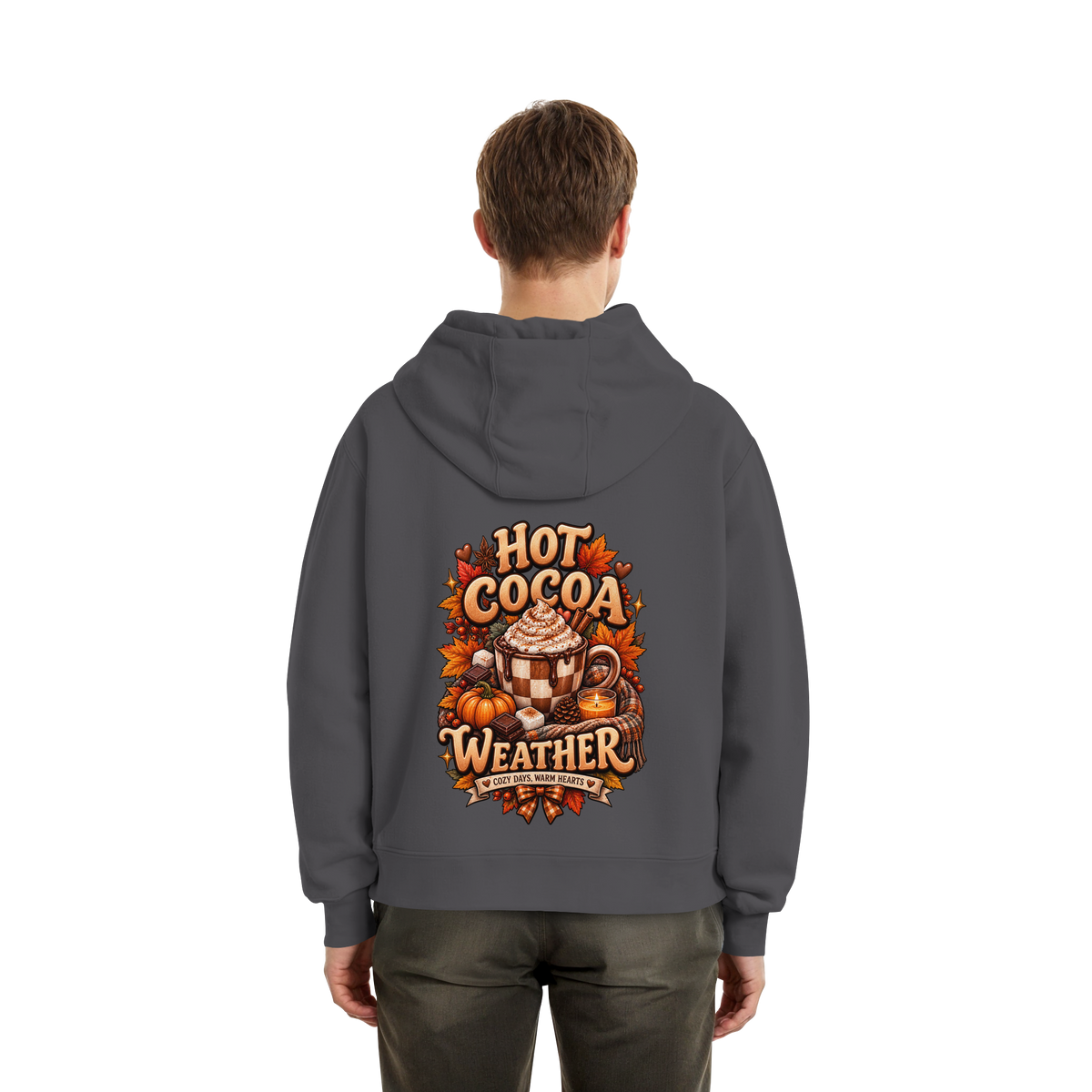 Herbst Schokolade - Fluffy Boxcut Hoodie