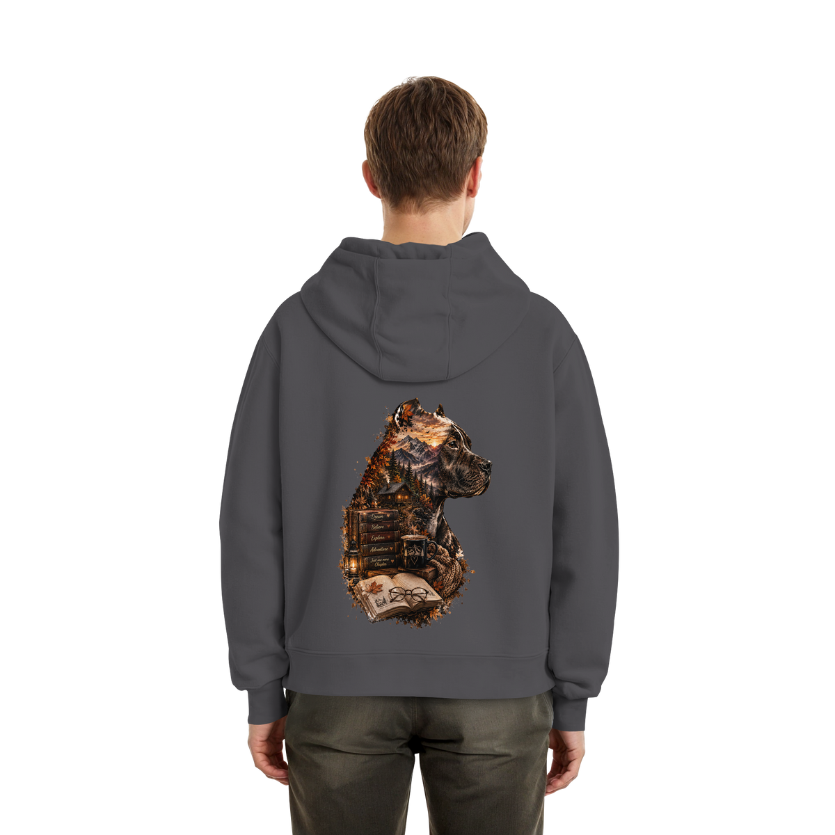 Dog Books - Fluffy Boxcut Hoodie