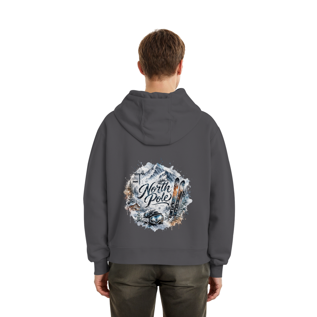 North Pole - Fluffy Boxcut Hoodie